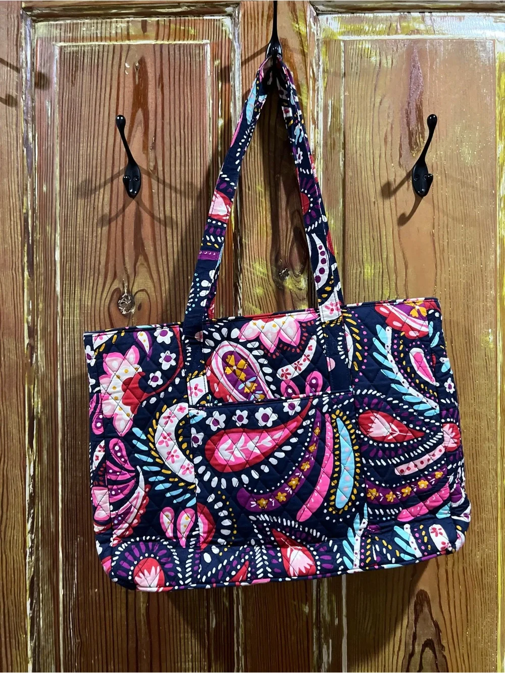Vera Bradley Quilted Paisley Tote